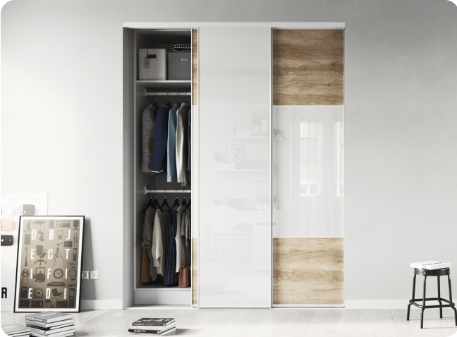 Porte de placard coulissante