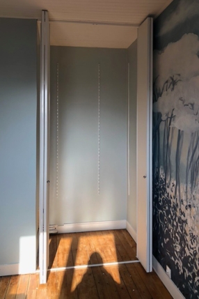 Ensemble 2 portes de placard pliantes