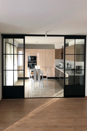 Ensemble 3 portes séparation atelier