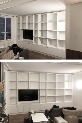 Aménagement bibliothèque