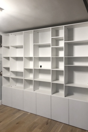 Aménagement bibliothèque